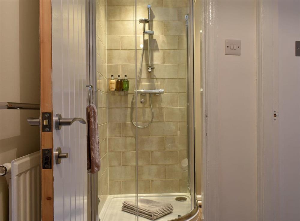 Shower room at Oak Cottage in Pickering, Yorkshire, North Yorkshire