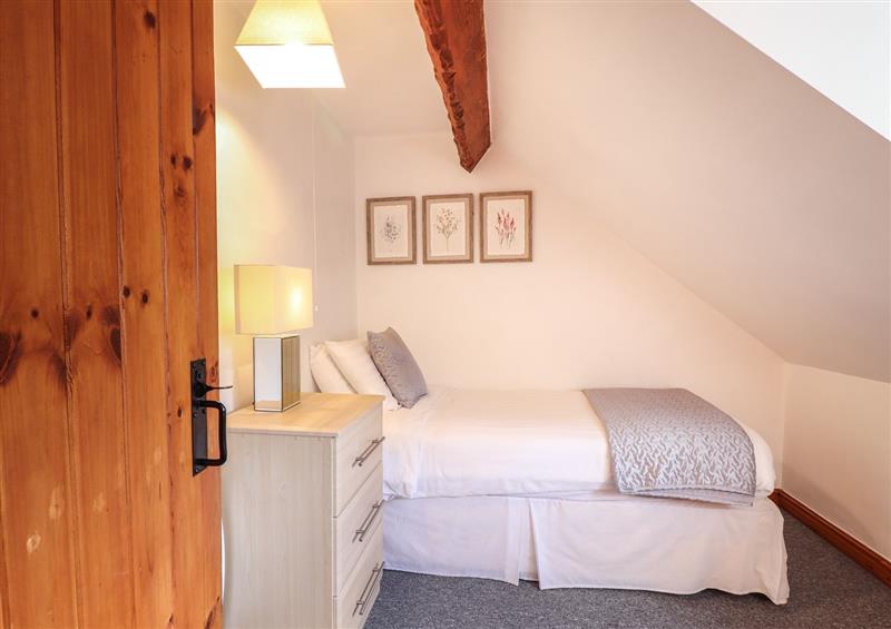 One of the 2 bedrooms at Oak Cottage, Rowen near Conwy
