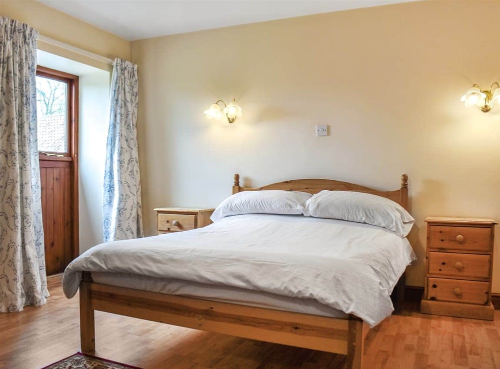 Double bedroom at Oak Cottage in Sneaton, near Whitby, North Yorkshire