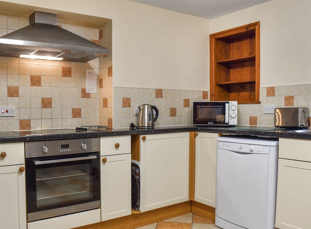 Kitchen at Oak Cottage in Sneaton, near Whitby, North Yorkshire