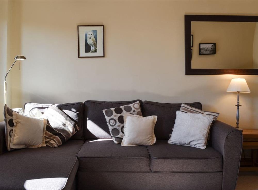 Living room at Oak Cottage in Trefonen, near Oswestry, Shropshire