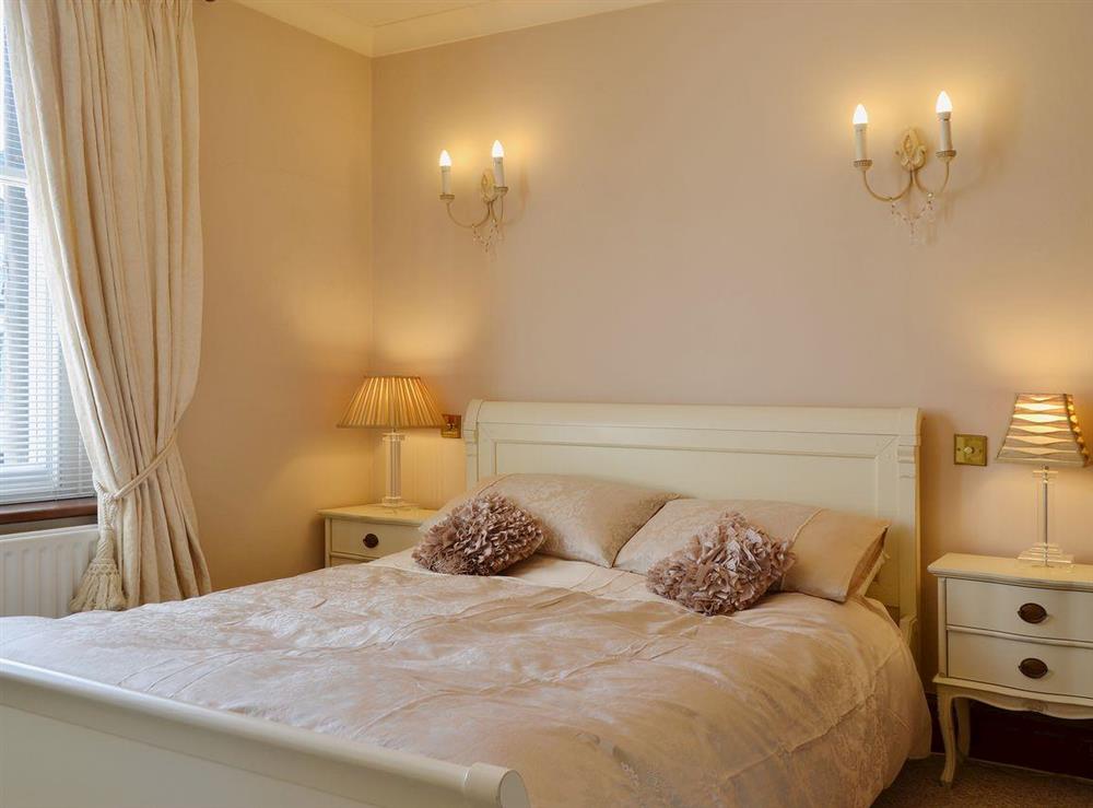 The double bedroom is light and airy at Oak Lea in Keswick, Cumbria