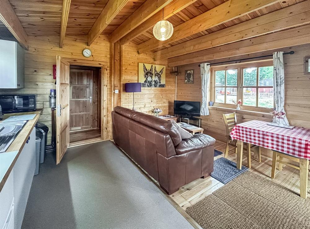 Open plan living space at Oak Lodge in Berrow, Near Malvern Hills, Worcestershire