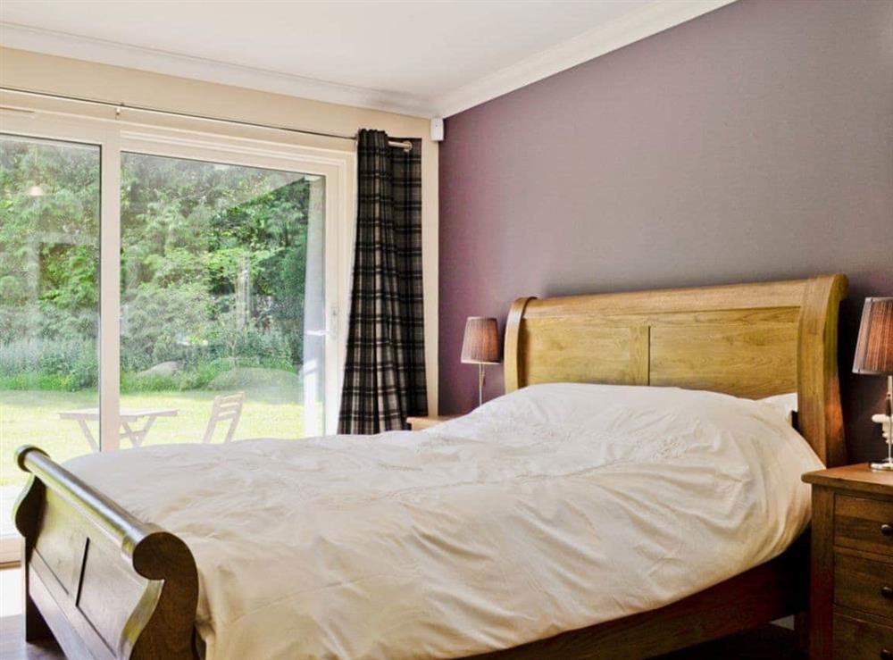 Double bedroom at Oak Lodge in St Fillans, near Crieff, Perthshire