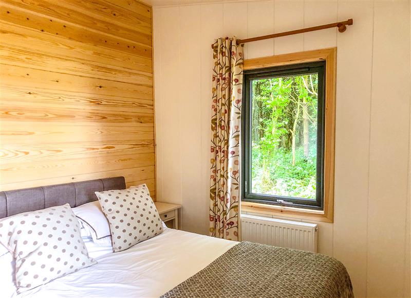 This is a bedroom at Oak Lodge, Tranwell Woods near Morpeth