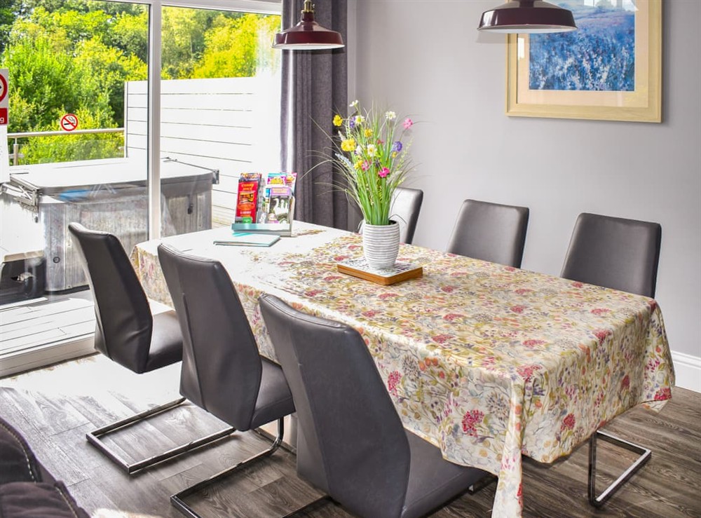 Dining Area at Oak Park One in Tiverton, Devon