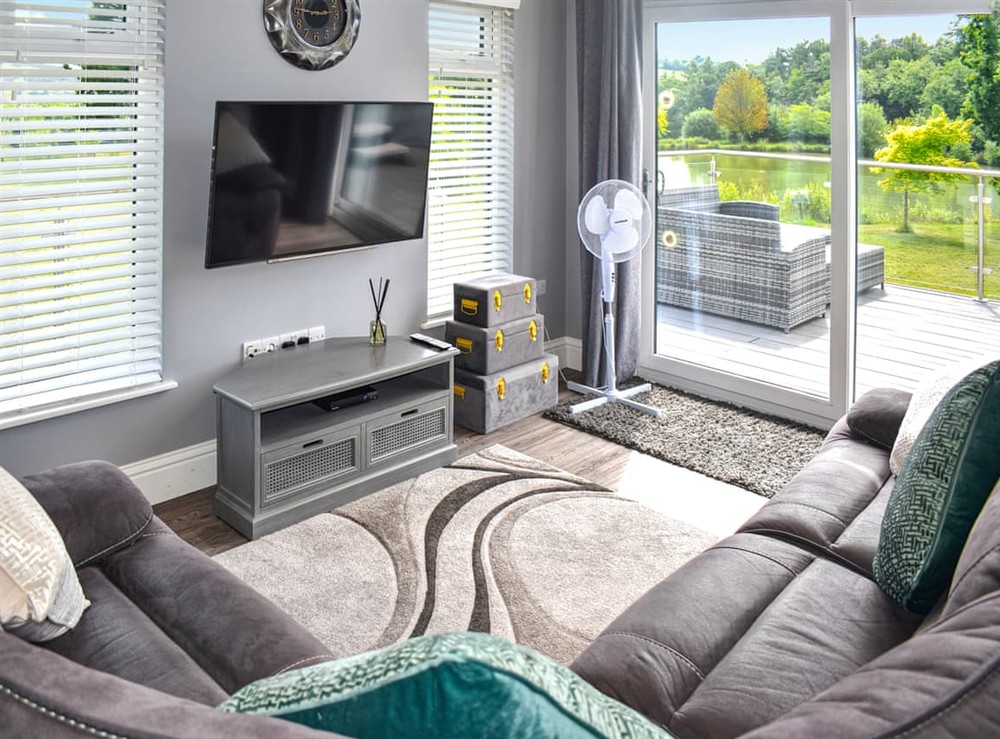 Living area at Oak Park Two in Tiverton, Devon