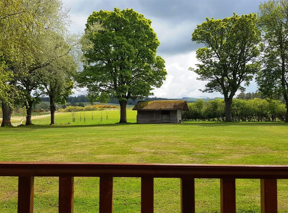 View at Oak Studio in Forres, Morayshire