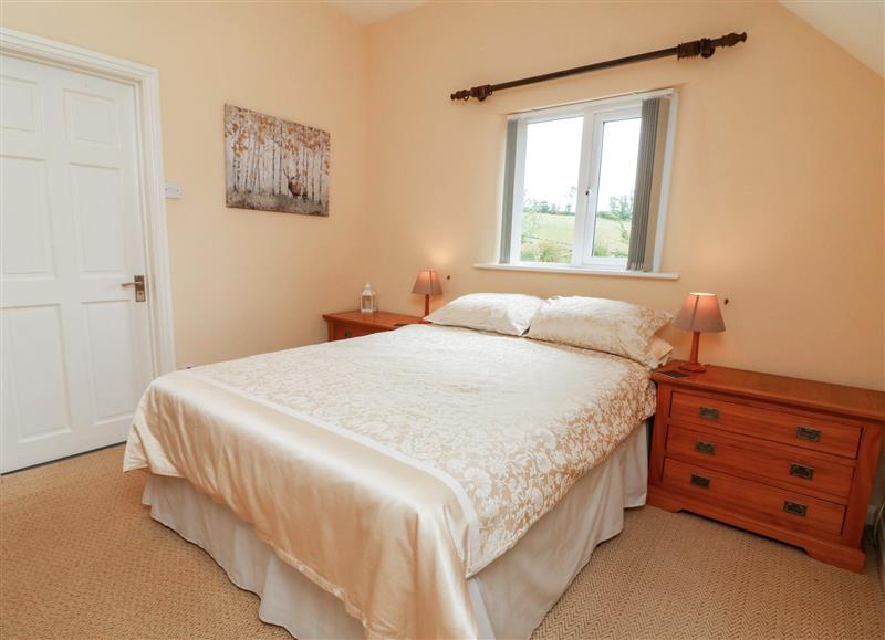 One of the bedrooms at Oak Tree Cottage, Broadwoodkelly near Winkleigh