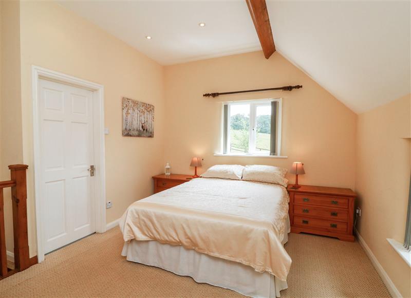 This is the bedroom at Oak Tree Cottage, Broadwoodkelly near Winkleigh