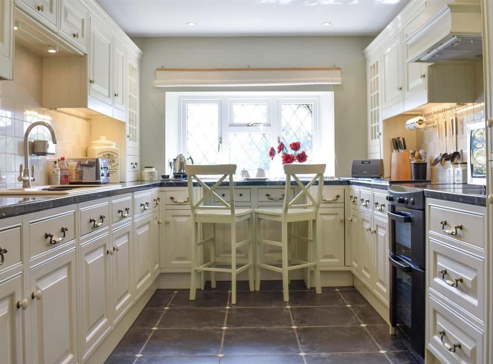Fully appointed fitted kitchen at Oak Tree Cottage in Drybrook, Gloucestershire
