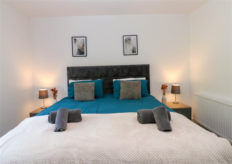 One of the 3 bedrooms at Oak Tree Cottage, Frizington