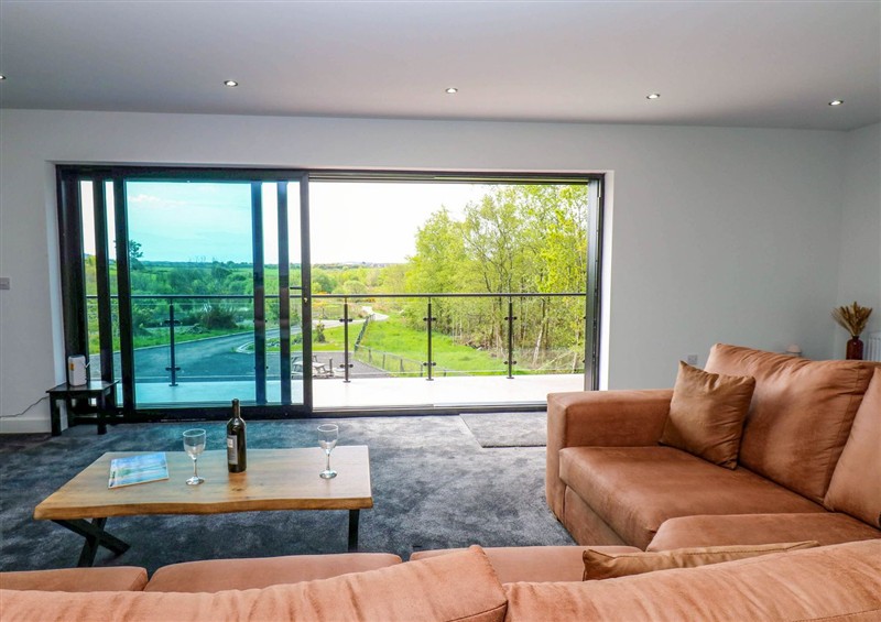 This is the living room at Oak Tree Cottage, Frizington