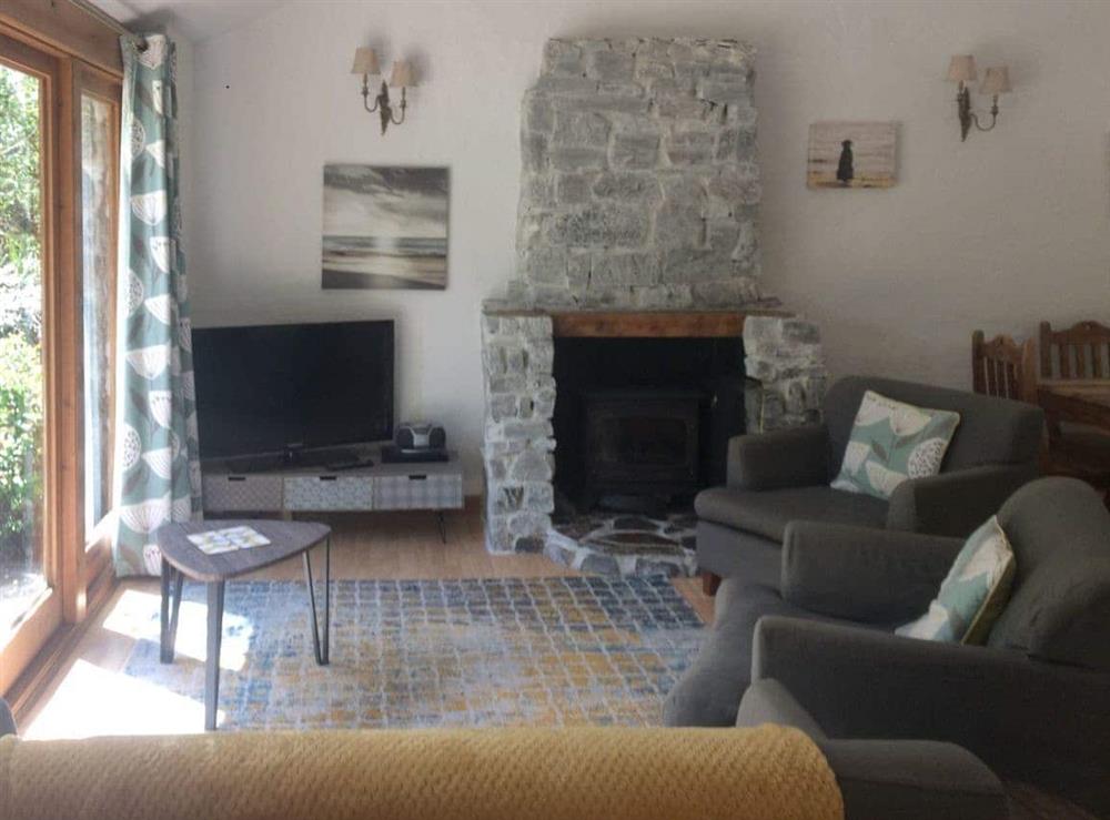 Living area at Oak Tree Cottage in Instow, Nr Barnstaple, N. Devon., Great Britain