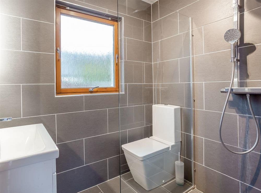 Shower room at Oak Tree House in Tomatin, Inverness-Shire