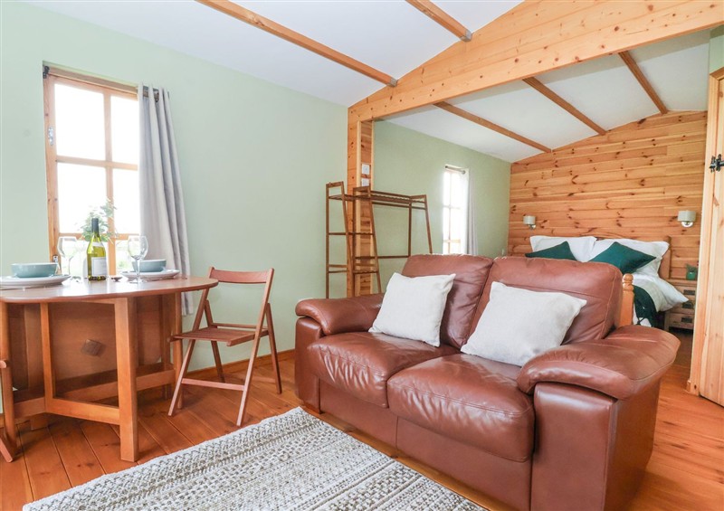 The living area at Oak Tree Lodge, Strensall