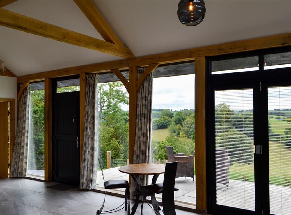 Open plan living space (photo 3) at Oak View in Aberhafesp, near Newtown, Powys