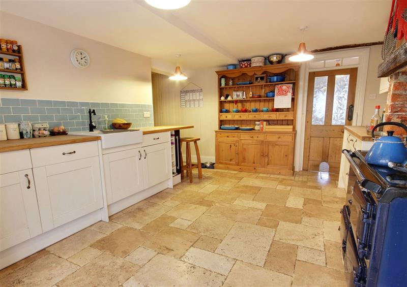 The kitchen at Oakapple Cottage, Swan Green near Lyndhurst