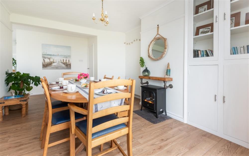 Dining room at Oakdene in Bude