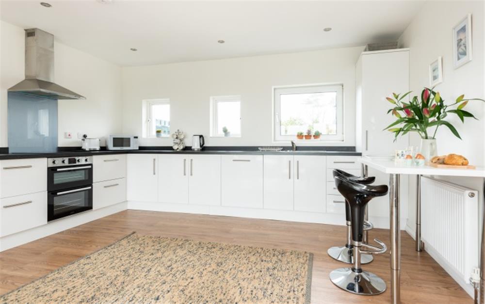 Spacious kitchen at Oakdene in Bude