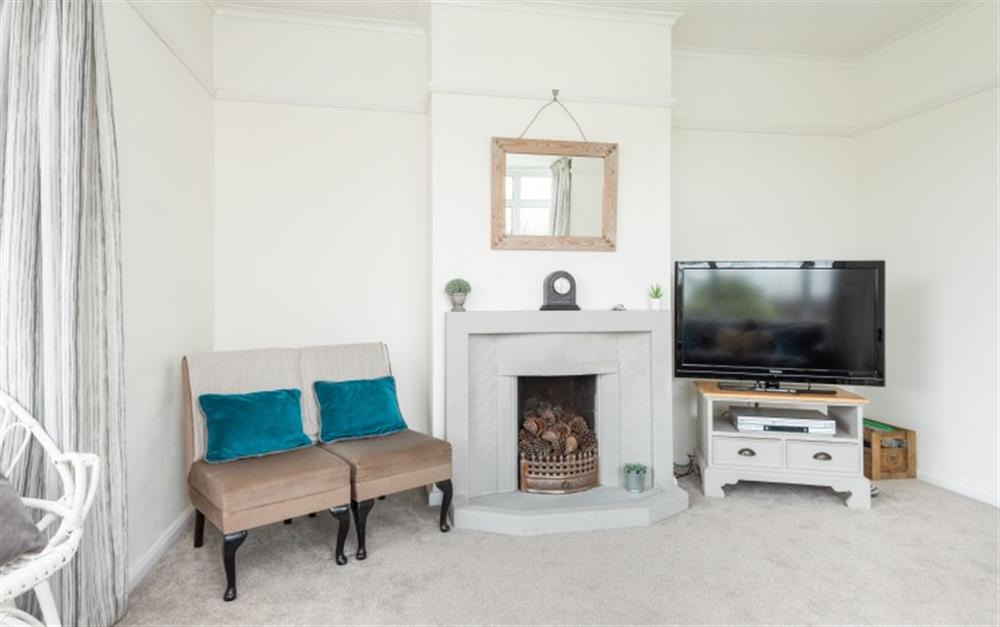 TV area  at Oakdene in Bude