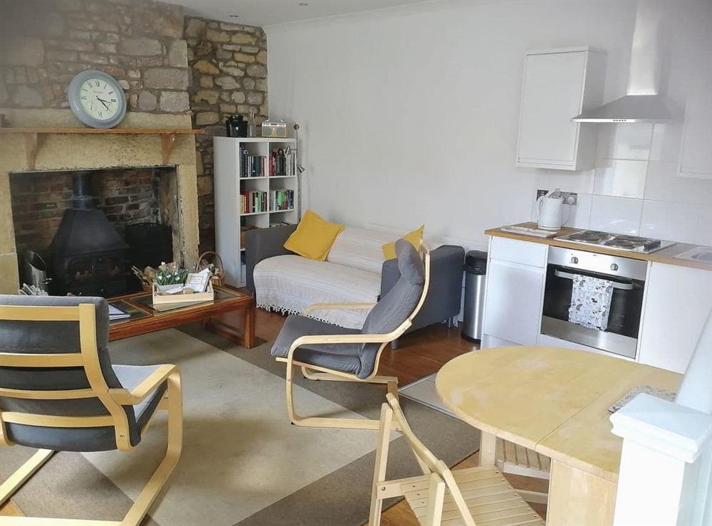 Living room at Oake Cottage in Warkworth, near Amble, Northumberland