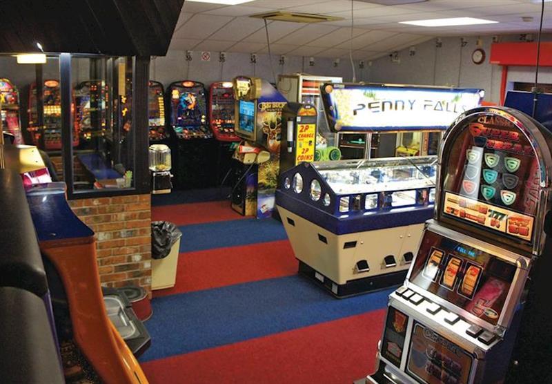 Arcade at Oakfield Caravan Park in Kinmel Bay, Rhyl, North Wales & Snowdonia