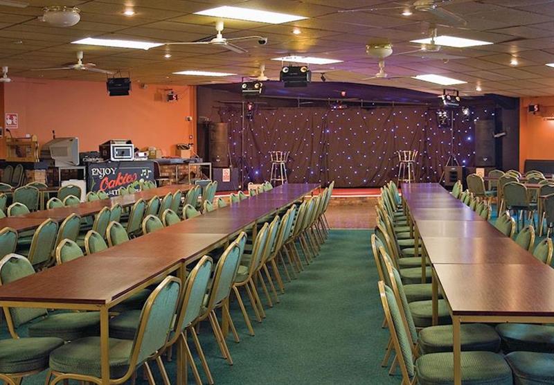 Entertainment venue at Oakfield Caravan Park in Kinmel Bay, Rhyl, North Wales & Snowdonia