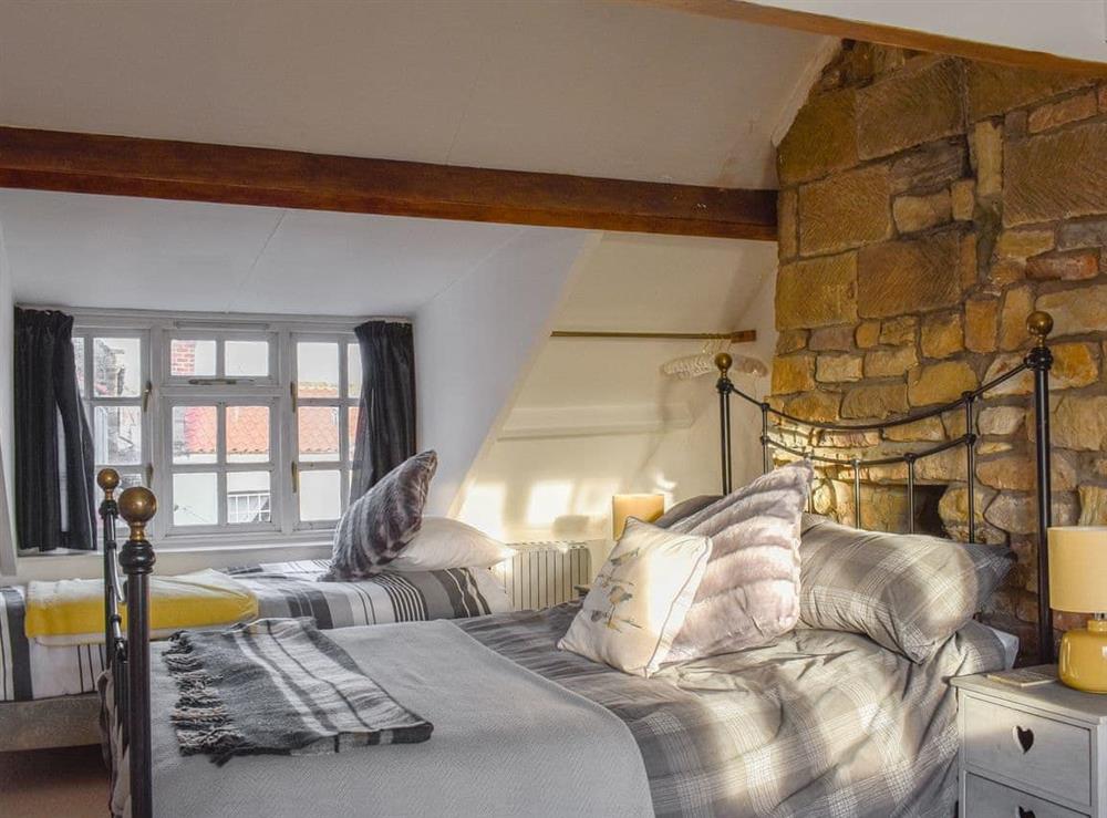 Family bedroom at Oakfield Cottage in Robin Hoods Bay, North Yorkshire