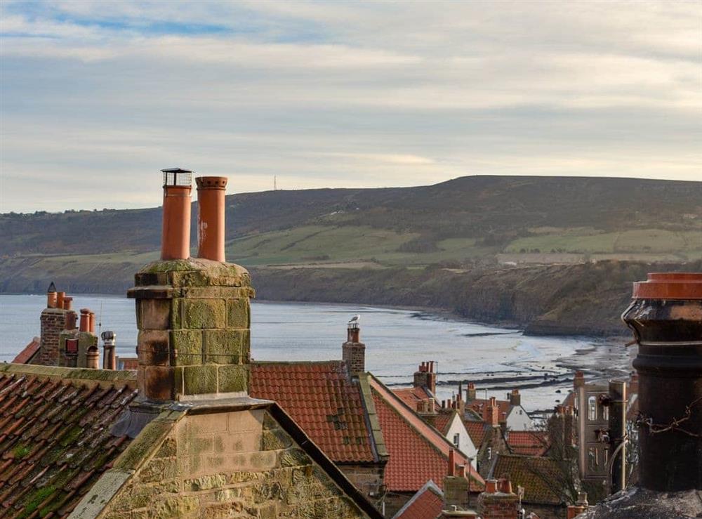 View at Oakfield Cottage in Robin Hoods Bay, North Yorkshire