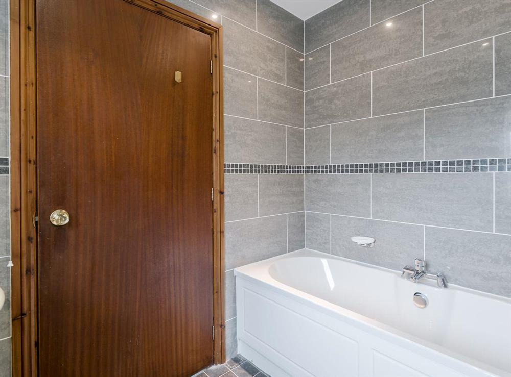 En-suite bathroom at Oaklands in Langrigg, near Cockermouth, Cumbria