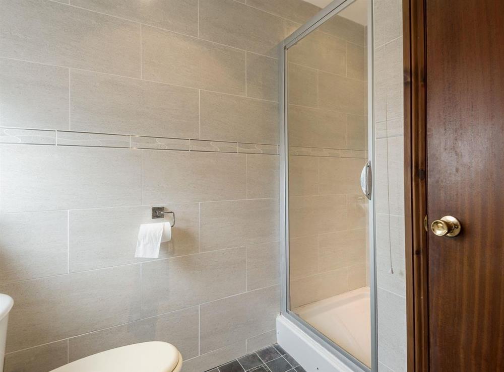 En-suite shower room at Oaklands in Langrigg, near Cockermouth, Cumbria