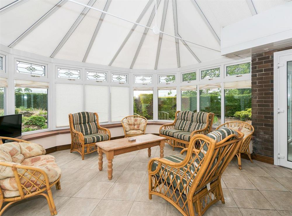Fantastic conservatory at Oaklands in Langrigg, near Cockermouth, Cumbria