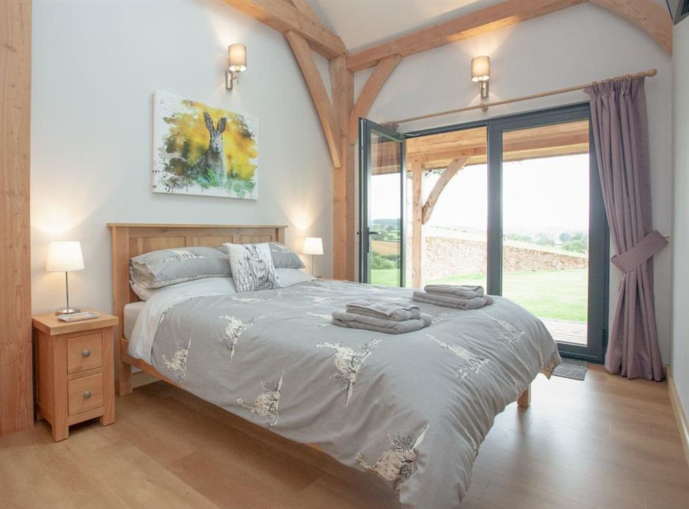 Double bedroom at Oaklands in Stockleigh Pomeroy, Devon