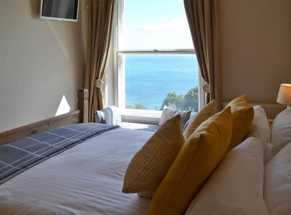 Double bedroom with stunning views at Oaklands View in Scarborough, North Yorkshire