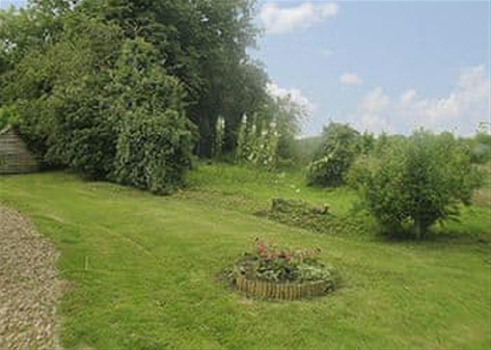 Garden at Oaklawn Cottage in Eye, Suffolk