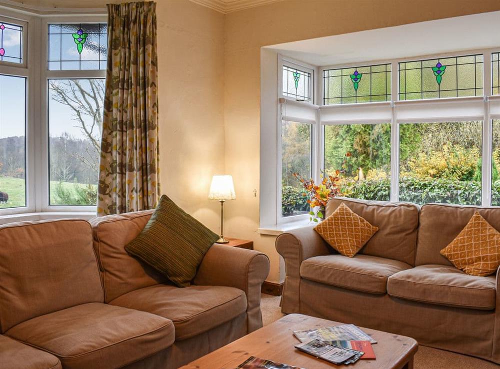 Living area at Oakleigh in Rathmell, near Settle, North Yorkshire