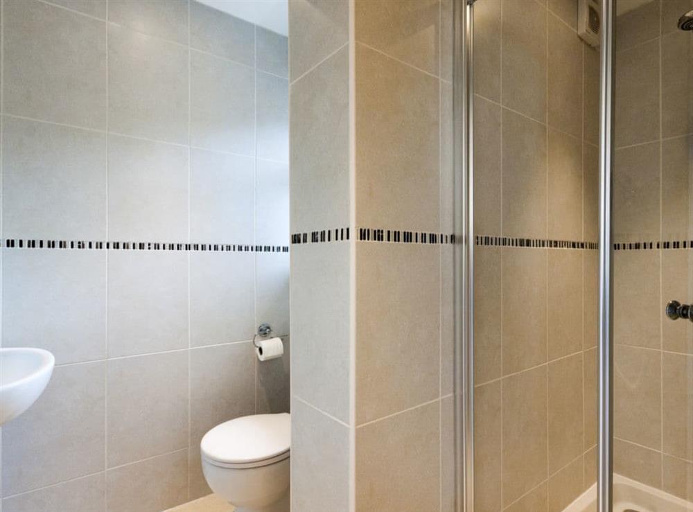 Shower room at Oakridge in Coronation/Forster, Devon