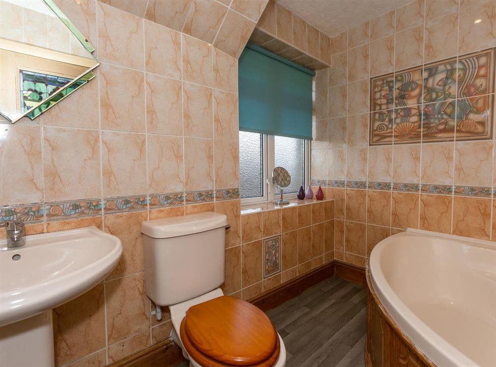 Bathroom at Oakridge in Hinderwell, near Whitby, North Yorkshire