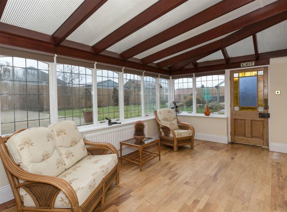 Conservatory at Oakridge in Hinderwell, near Whitby, North Yorkshire