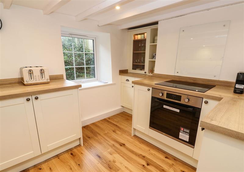 The kitchen at Oaktree Cottage, St Austell