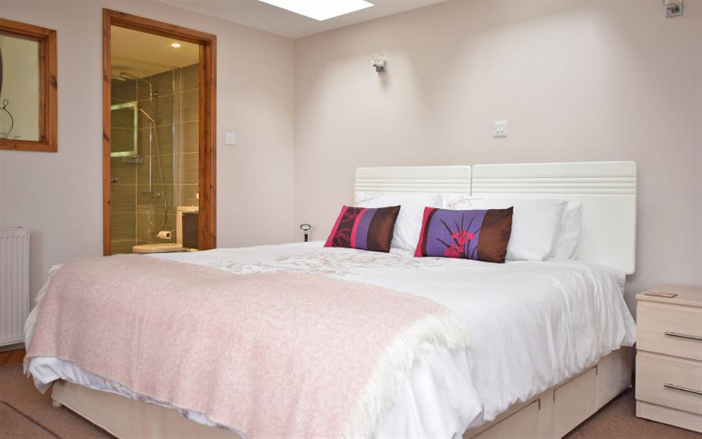 This is the bedroom at Oakview in Fordingbridge