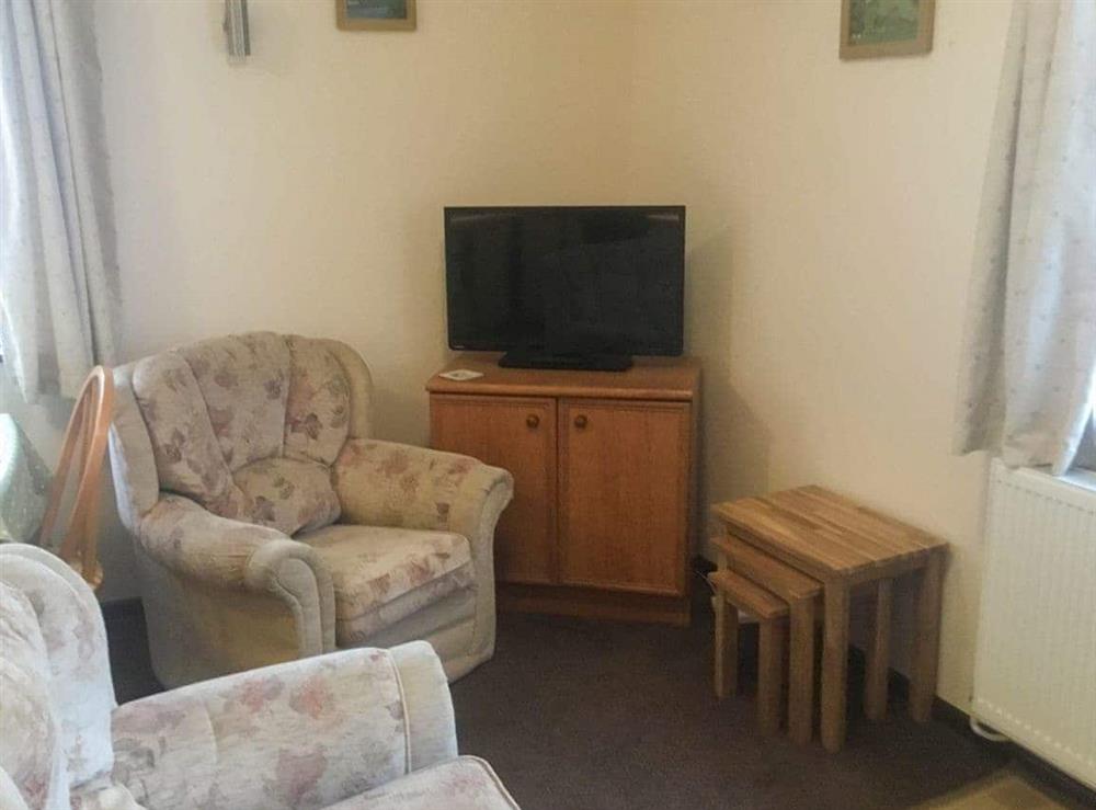 Living room at Oakwood in Cheriton Bishop, near Dartmoor National Park, Devon