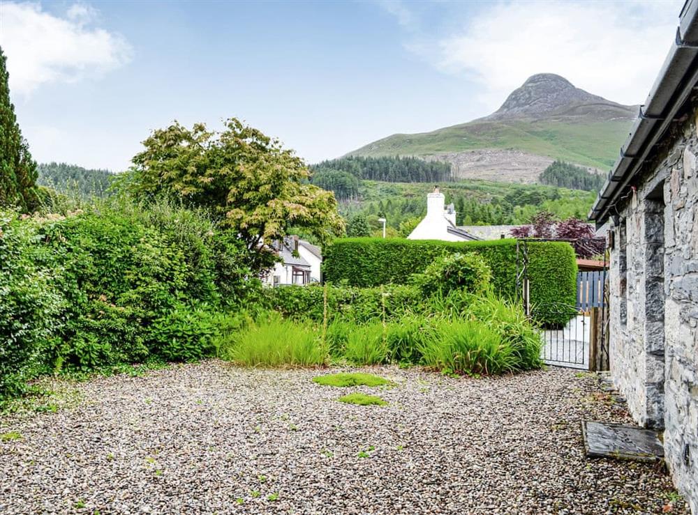 View at Oakwood Cottage in Glencoe, Argyll