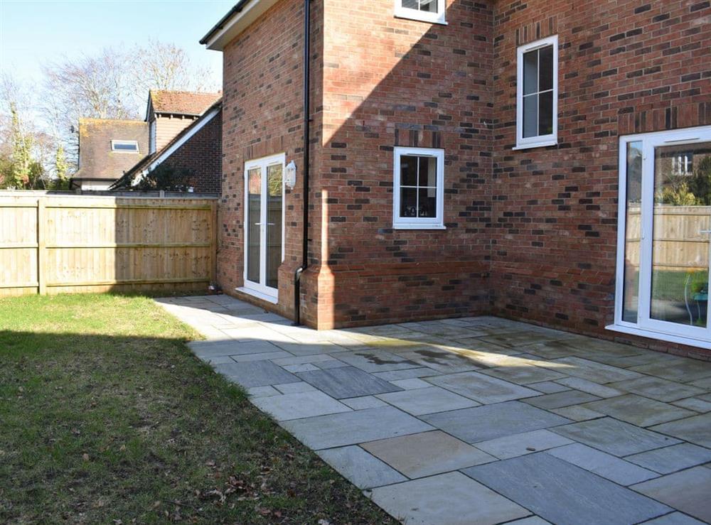 Patio at Oakwood in Everton, Hampshire