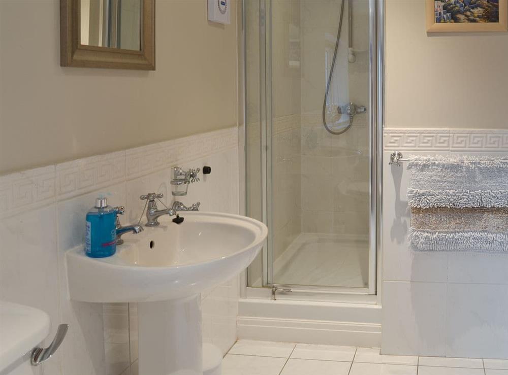 Shower room at Oakwood in Sewerby, near Bridlington, Yorkshire, North Humberside