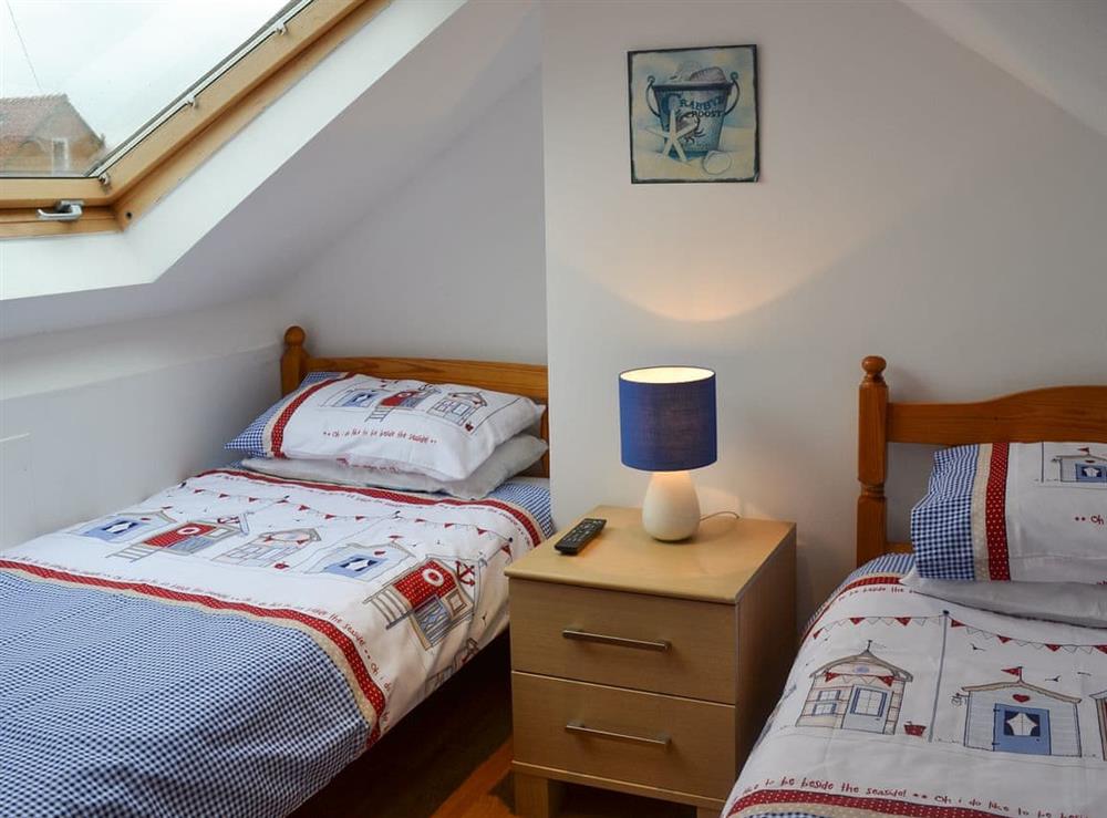 Twin bedroom at Oakwood in Sewerby, near Bridlington, Yorkshire, North Humberside