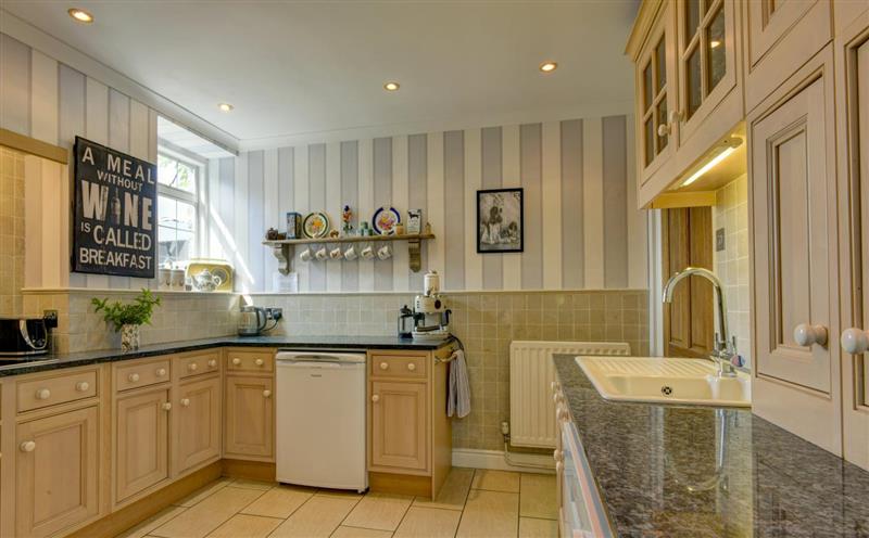 This is the kitchen at Oare Manor Cottage, Nr Lynton