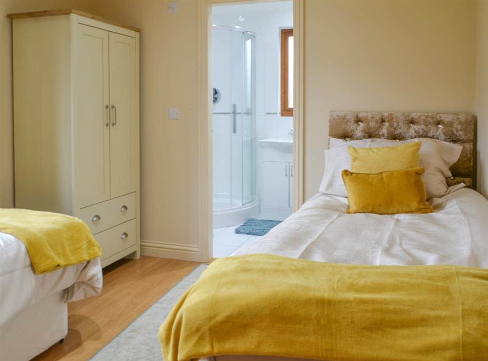 Twin bedroom at Oasis Lodge in Sewerby, North Humberside