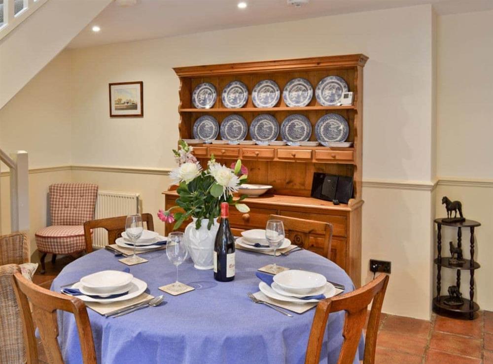 Dining Area at Oast Cottage in Herstmonceux, near Hailsham, East Sussex
